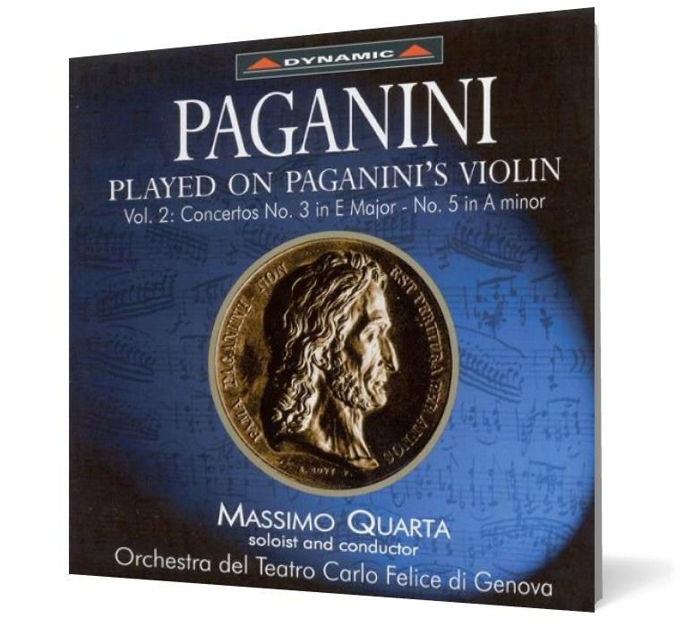 The violin concertos played on Paganini\'s violin. Vol. 2
