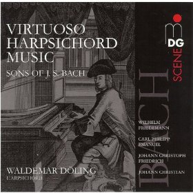 Virtuoso Harpsichord Music. Sons of J. S. Bach