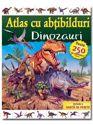 Atlas cu abtibilduri. Dinozauri