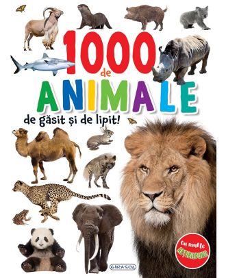 1000 de animale de găsit și de lipit