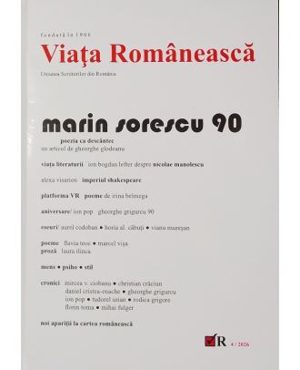 Revista Viața Românească nr. 04/2026