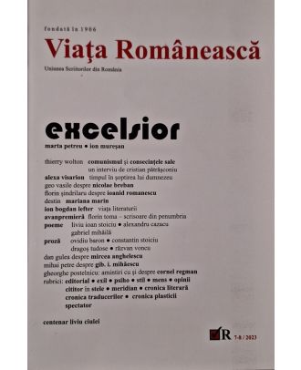 Revista Viața Românească nr. 7-8/2023