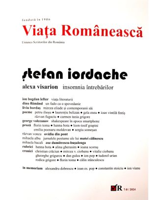 Revista Viața Românească 7-8/2024