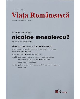 Revista Viața Românească 9/2024