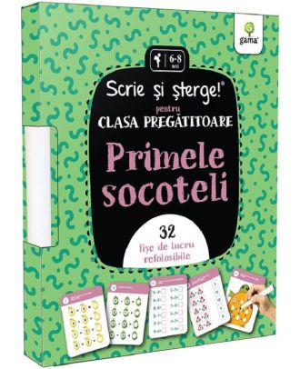 Primele socoteli. Scrie si sterge! - Clasa pregatitoare