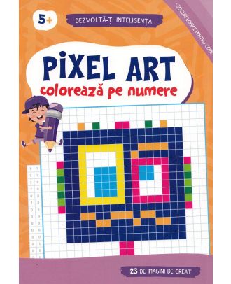 Pixel Art. Coloreaza pe numere