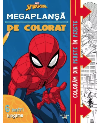 Marvel. Megaplansa de colorat