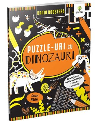 Puzzle-uri cu dinozauri. Brain Boosters