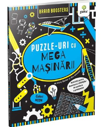 Puzzle-uri cu mega masinarii. Brain Boosters