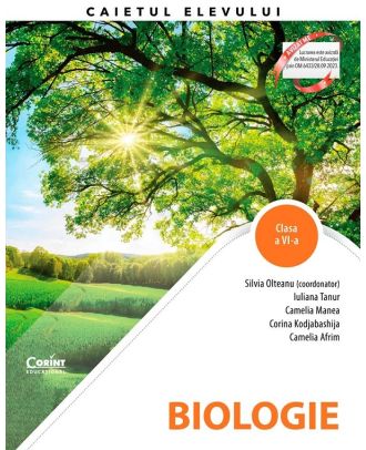 Biologie. Caietul elevului pentru clasa a VI-a