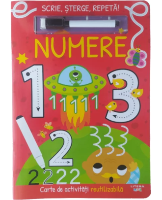 Scrie, sterge, repeta! Numere