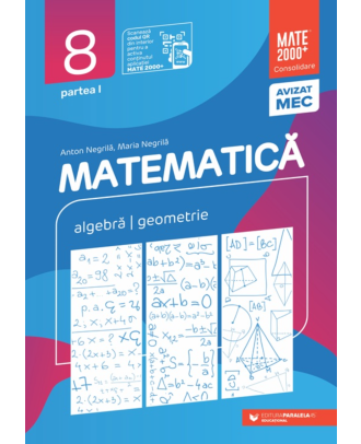 Matematică. Algebră, geometrie. Clasa a VIII-a. Consolidare. Partea I