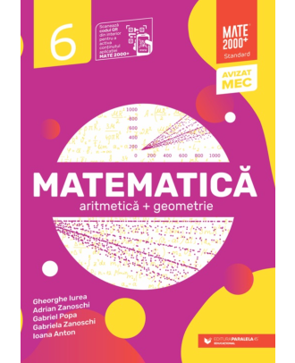 Matematică. Aritmetică, geometrie. Clasa a VI-a. Standard