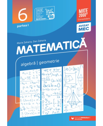 Matematică. Algebră, geometrie. Clasa a VI-a. Consolidare. Partea I