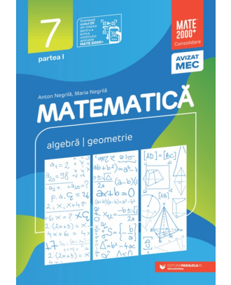 Matematică. Algebră, geometrie. Clasa a VII-a. Consolidare. Partea I