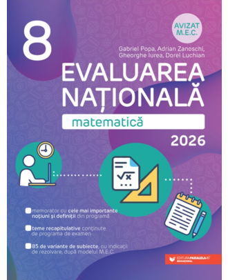 Evaluarea Nationala 2026. Matematica. Clasa a VIII-a