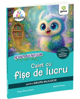 Caiet cu fise de lucru pentru grupa mijlocie