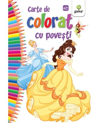 Carte de colorat cu povesti
