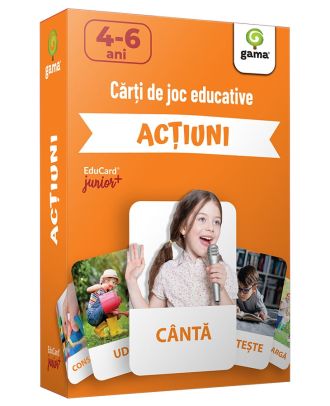 Actiuni. Carti de joc educative