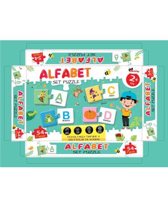 Alfabet. Puzzle - 54 piese