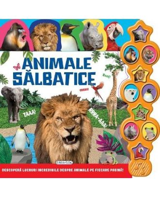 Animale salbatice. Carte cu sunete