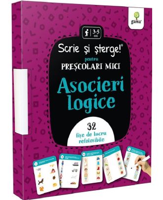 Asocieri logice. Scrie si sterge!