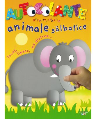Autocolante repozitionabile. Animale salbatice