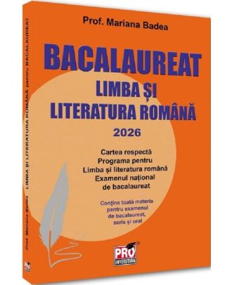 Bacalaureat 2026. Limba si literatura romana