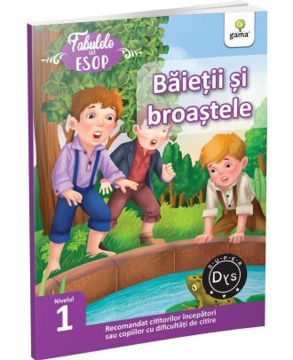 Baietii si broastele. Fabulele lui Esop: Nivelul 1
