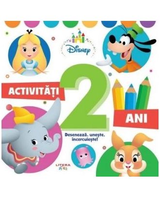 Disney Bebe. Activitati 2 ani. Deseneaza, uneste, incercuieste!