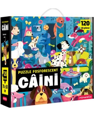 Câini. Puzzle fosforescent