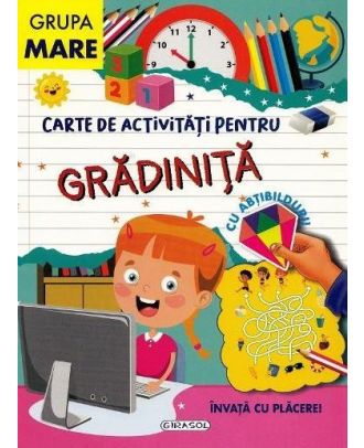Carte de activitati cu abtibilduri. Grupa Mare
