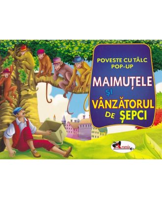 Carte pop-up. Maimutele si vanzatorul de sepci