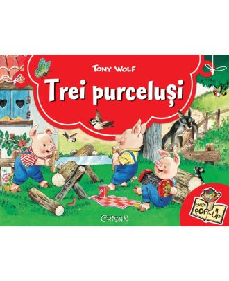 Trei purcelusi (carte pop-up)