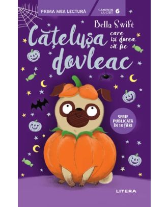 Catelusa care isi dorea sa fie dovleac