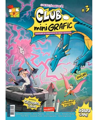 Club miniGrafic #3. Aventuri și cunoaștere în benzi desenate