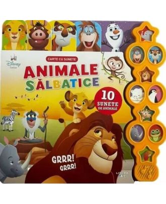 Disney Bebe. Animale salbatice. Carte cu sunete