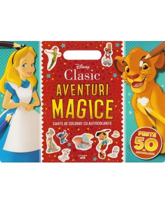 Disney Clasic: Aventuri magice. Carte de colorat cu autocolante