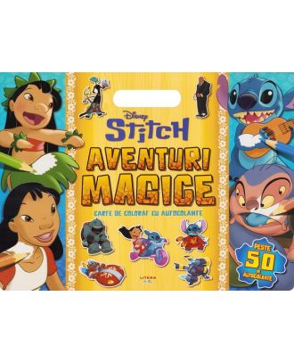 Disney. Stitch: Aventuri magice. Carte de colorat cu autocolante