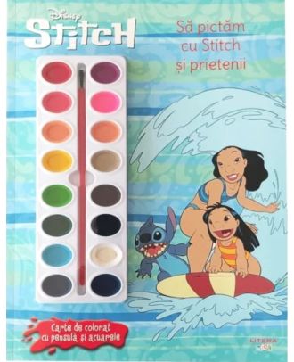 Disney Stitch. Sa pictam cu Stitch si prietenii