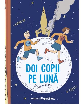 Doi copii pe Lună