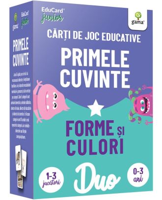 Primele cuvinte. Forme si culori. Carti de joc educative
