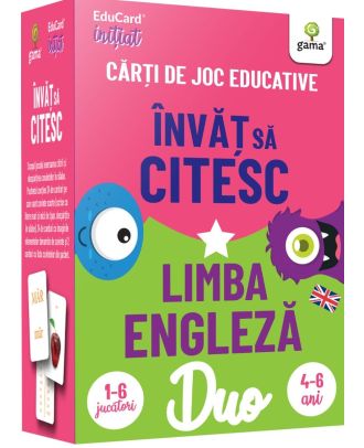 DuoCard. Învaț să citesc. Limba engleză