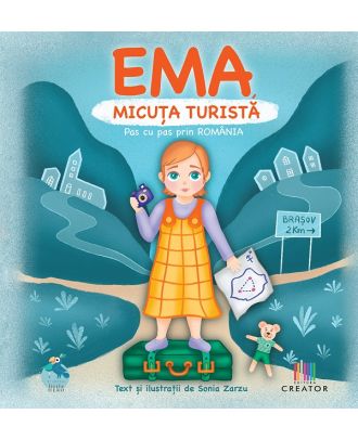 Ema, micuța turistă. Pas cu pas prin România