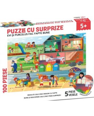 Puzzle Evi și Purceluș