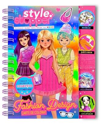 Fashion Design. Carte de colorat