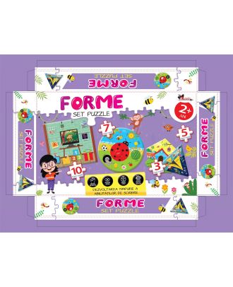 Forme. Puzzle - 25 piese