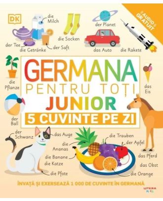 Germana pentru toți. Junior. 5 cuvinte pe zi