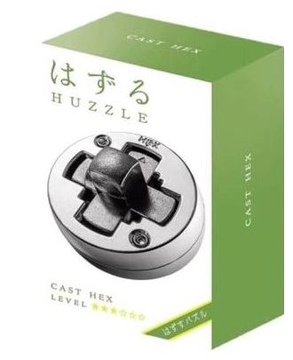 Huzzle Cast Hex. Puzzle mecanic