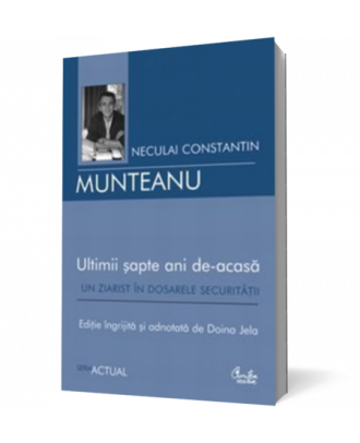 Ultimii sapte ani de-acasa. Un ziarist in dosarele Securitatii - Coperta 3D